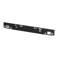 48V Magnetinio Bėgelio Tiesioji Jungtis 25132, Juoda