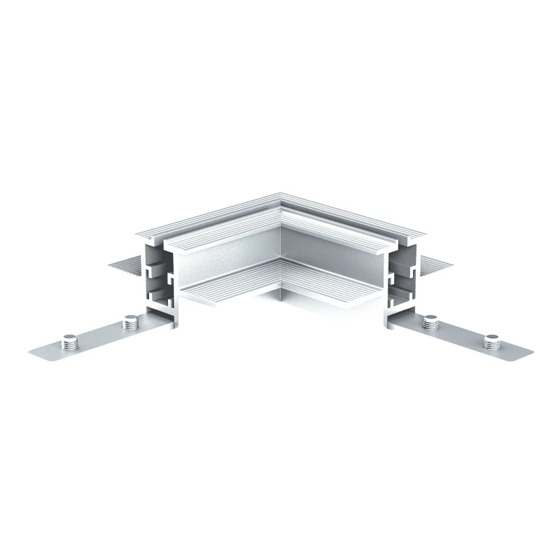 Magnetic Track System Flexible Connector, Trimless, White