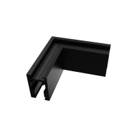 Horizontal 90° Corner for 48V Magnetic Track, Matt Black (2511)