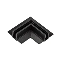 Horizontal Corner for Trimless 48V Magnetic Track, Matt Black (2517)