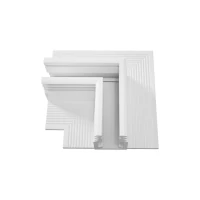 Trimless Magnetic Track 90° Corner, White Matt