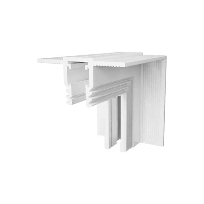 Trimless Magnetic Track Vertical Corner, White Matt