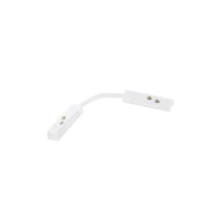 Vertical Corner Flex Connector for Magnetic Track, White - Image 1