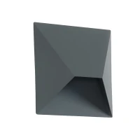 LED Outdoor Wall Light 7W 3000K IP54 Graphite - Image 3