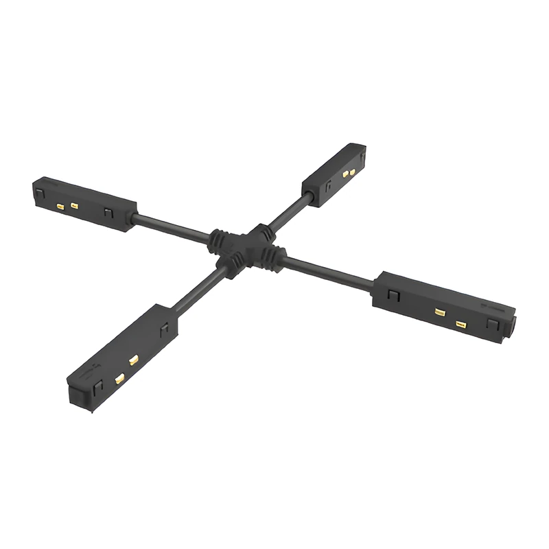 Magnetic Track System Connector, Black