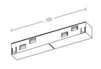 Magnetic 48V Black Linear LED Module - Image 2