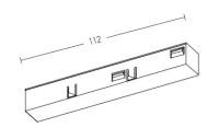 Magnetic Track Profile 112 cm, White, 48V - Image 2