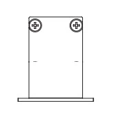 White 48V Magnetic Track System End Power Feed - Image 2