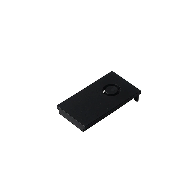 Magnetic Track Suspension Plate with Cable Entry, Black
