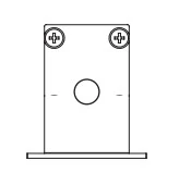 48V Magnetic Track Power Feed Connector, Black Matt