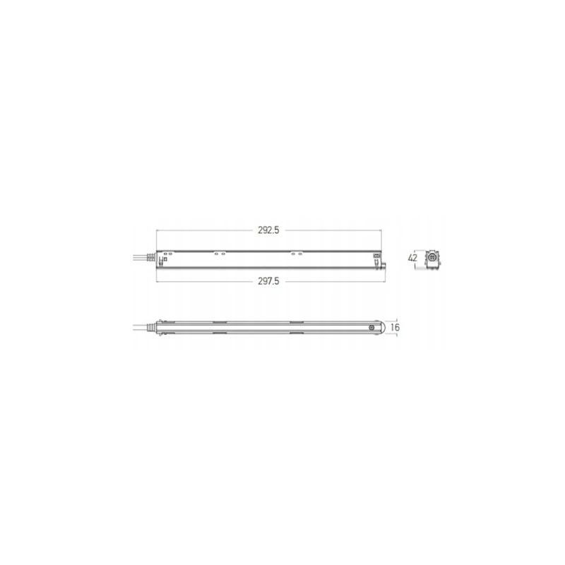 250W 48V Paviršinis DALI LED Maitinimo Šaltinis