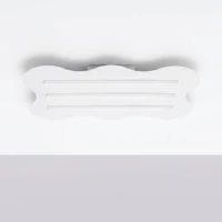 Ceiling lamp 66 cm – wavy, light blue, 3x S14d - Image 2