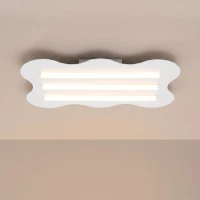 Ceiling lamp 66 cm – wavy, light blue, 3x S14d - Image 3