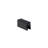 Bėgelio montavimo laikiklis su maitinimo įvadu 80×26×29 mm, smėlio juoda