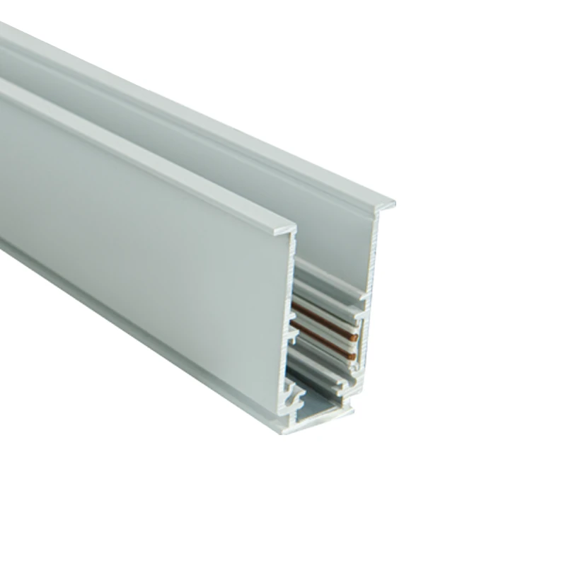 Įleidžiamas 48 V magnetinis bėgelis, 1 m, smėlio balta