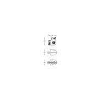 48 V Space Frame magnetic track L connector, matt black - Image 2
