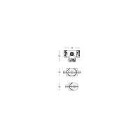 48 V Space Frame magnetic track T connector, matt black - Image 2