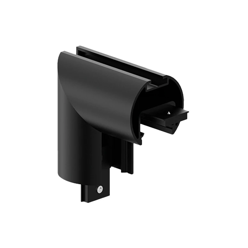 Vertical Corner for 48V Magnetic Track, Black