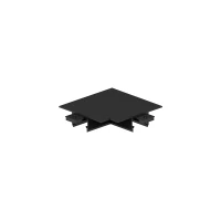 Trimless Magnetic Track Horizontal Corner Connector, Matt Black