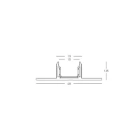 Magnetic LED Track Profile, Trimless, Matt Black - Image 2