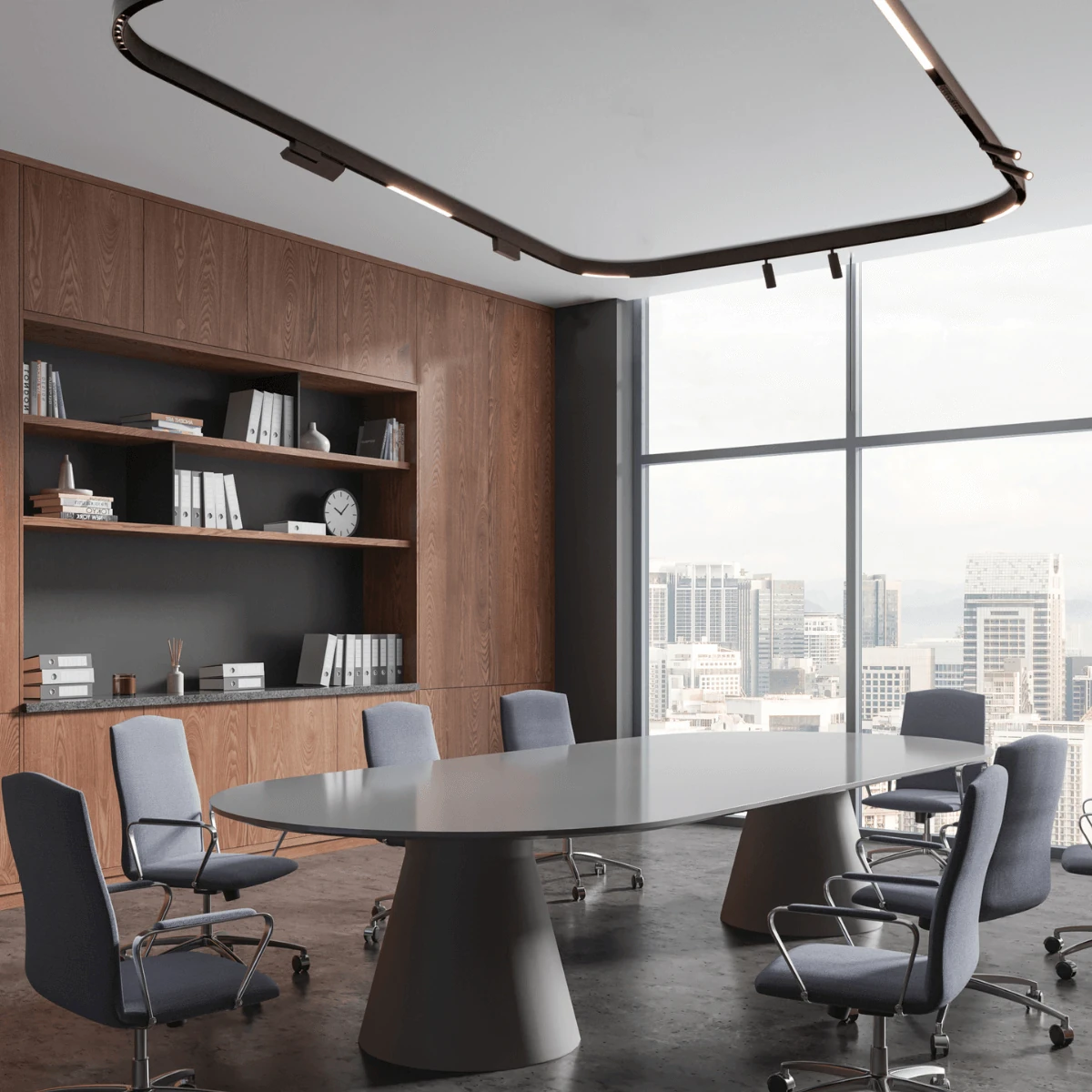 Magnetic Track System Curve, Sandy Black (Surface/Pendant)