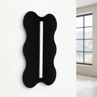 Wall lamp 66 cm – wavy black silhouette, S14d LED - Image 3