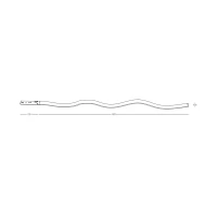 LED Strip 8W 3000K White - Black Matt Adapter - Image 4