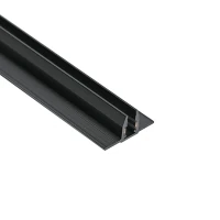 Trimless Magnetic Track 1M, Matt Black, 5mm