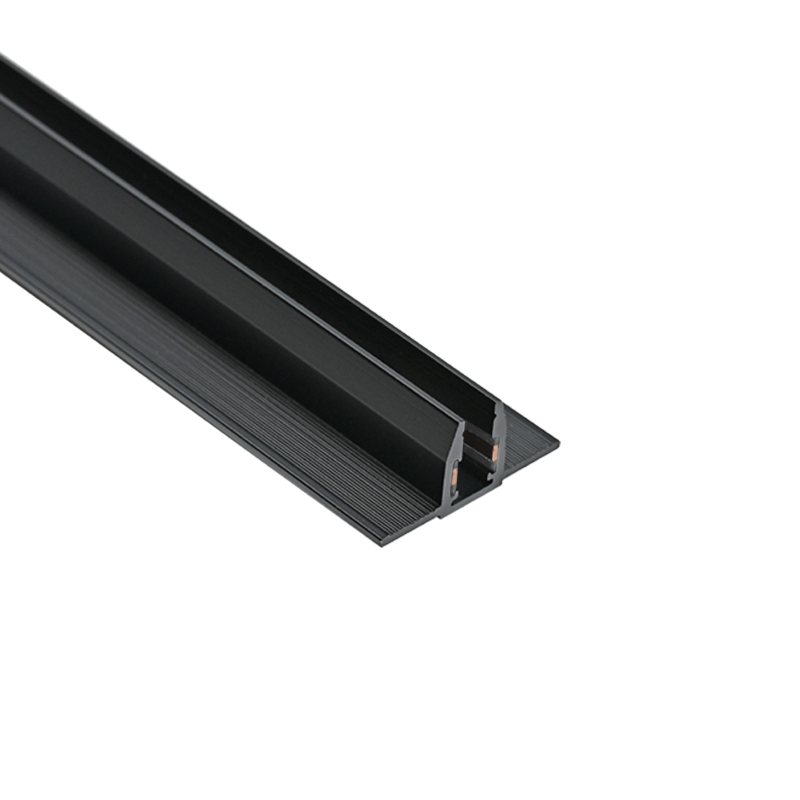 Trimless Magnetic Track 1M, Matt Black, 5mm