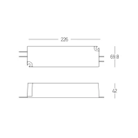 100W 48V TRIAC Reguliuojamas LED Maitinimo Šaltinis - Nuotrauka 2