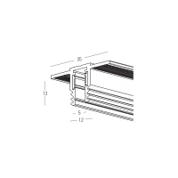 Trimless Recessed Magnetic Track, Matt White (2505-W) - Image 2