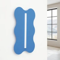 Wall lamp 66 cm – wavy shape, peach, S14d light source - Image 3