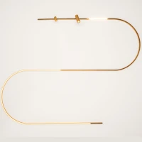 Surface-Mounted Magnetic Track, Antique Brass (25229) - Image 3