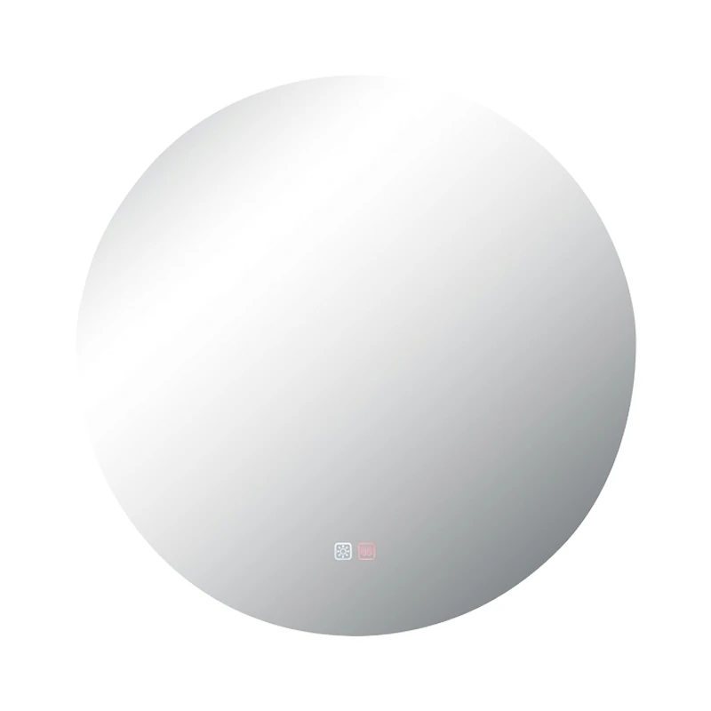 LED veidrodis Ø60 cm – apvalus, be rėmo, su antirasojimo funkcija