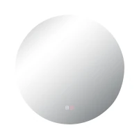 LED veidrodis Ø60 cm – apvalus, be rėmo, su antirasojimo funkcija - Nuotrauka 2