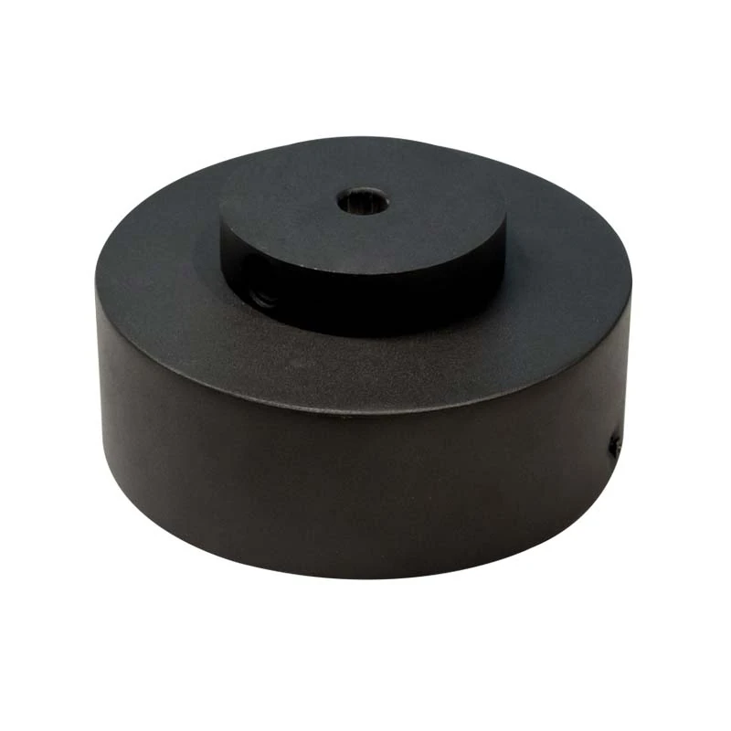 Base with 100 W driver for the 24 V Plug & Play system, ceiling / wall, sandy black