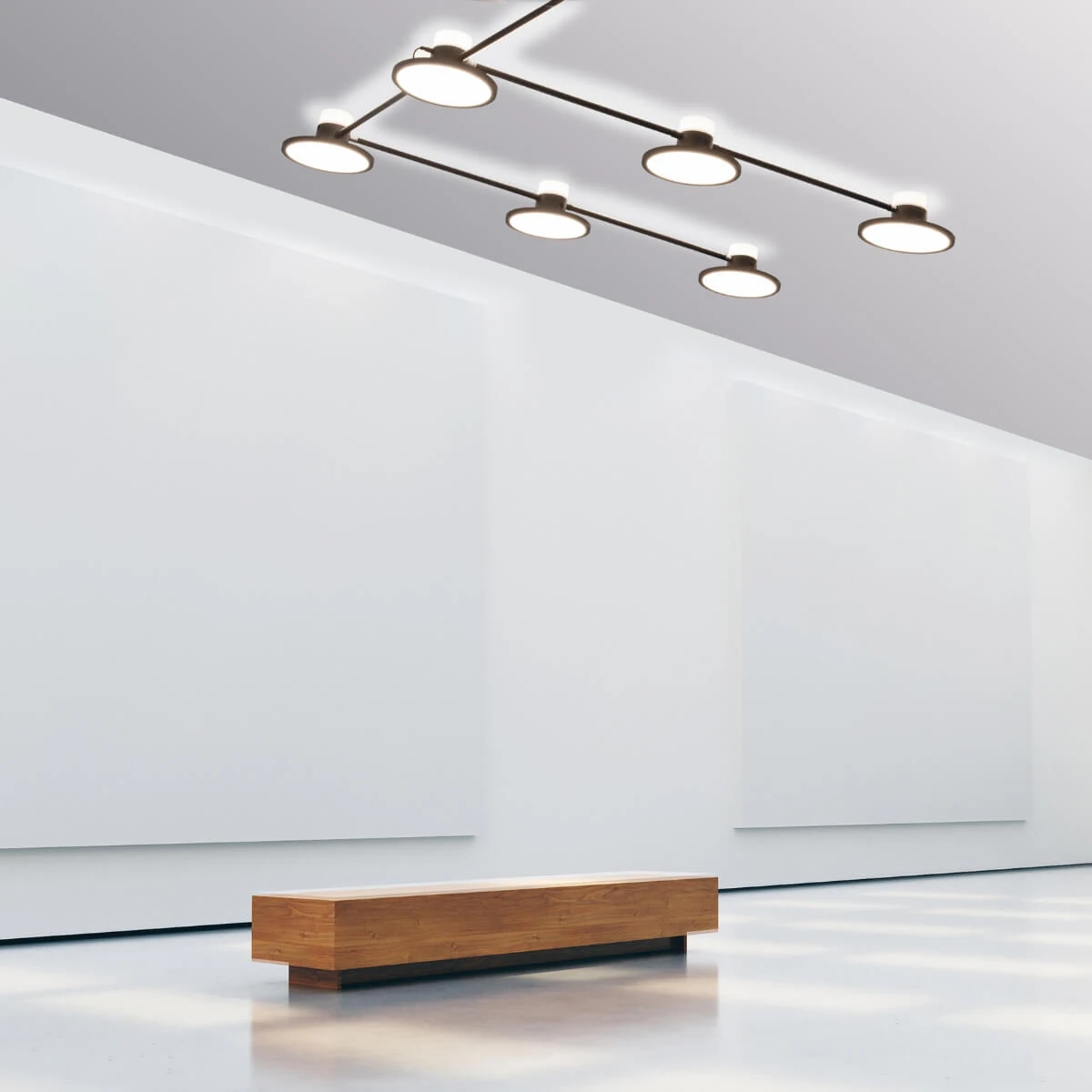 LED lamp for the 24 V Plug & Play system, 10 W, 3000 K, 57 cm, sandy black