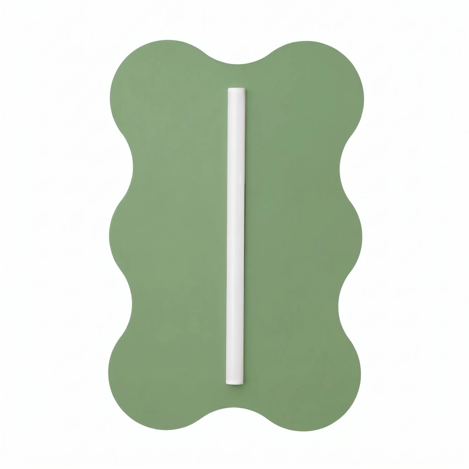 Sieninis šviestuvas 66 cm – banguotas, šalavijo spalvos, S14d