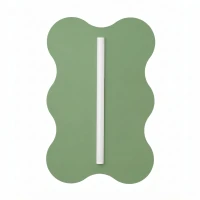 Sieninis šviestuvas 66 cm – banguotas, šalavijo spalvos, S14d - Nuotrauka 2