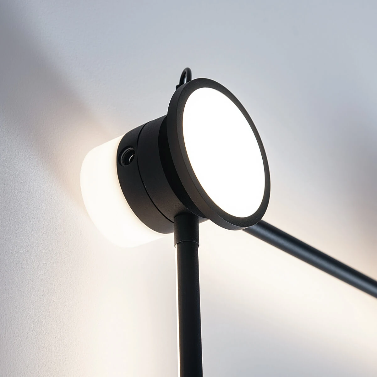 LED panel for the 24 V Plug & Play system, 7 W, 3000 K, sandy black
