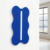 Wall lamp 66 cm – wavy, ultramarine, S14d LED - Image 3