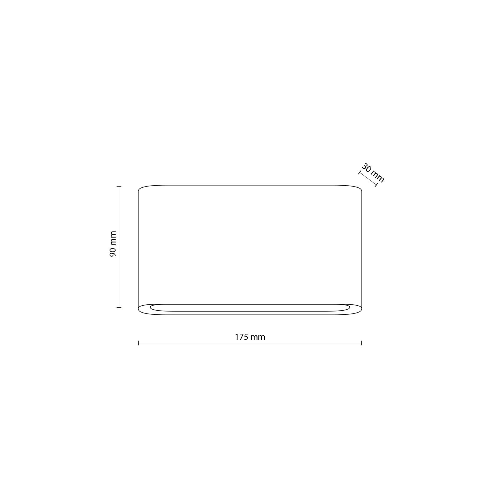 ARWENA M LED lauko sieninis šviestuvas 6 W, IP54