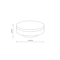 GX53 LED lemputė 8 W, balta, 3000 K - Nuotrauka 4