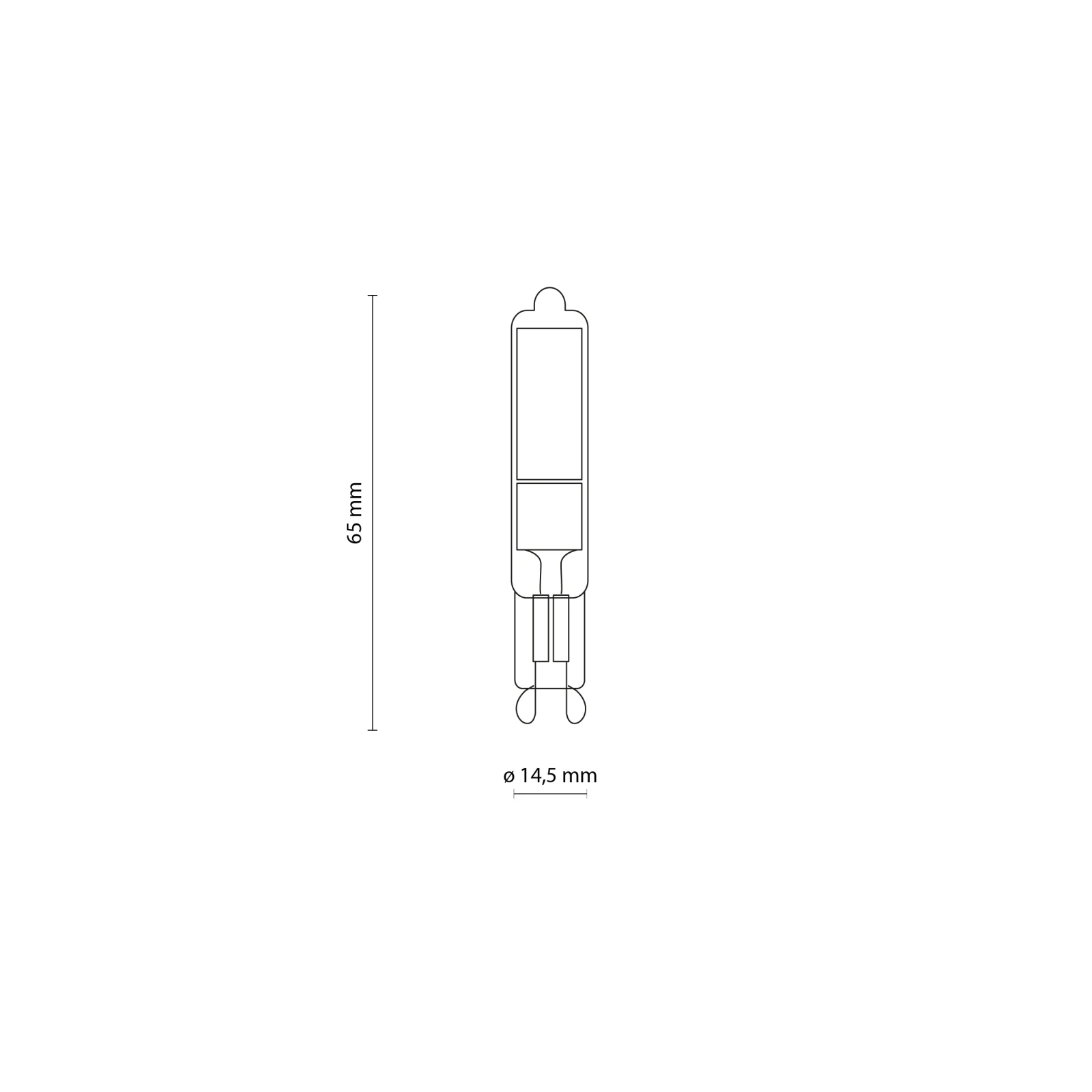 G9 LED lemputė 4W 3000K