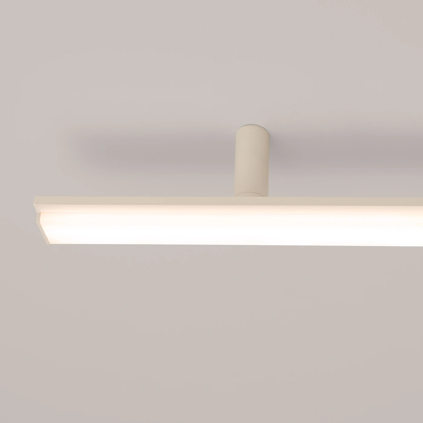 Ceiling LED lamp 181 cm – linear, beige, warm light