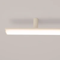 Ceiling LED lamp 181 cm – linear, beige, warm light - Image 1