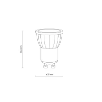 LED lemputė GU10 MINI MR11 5W 4000K, balta - Nuotrauka 2