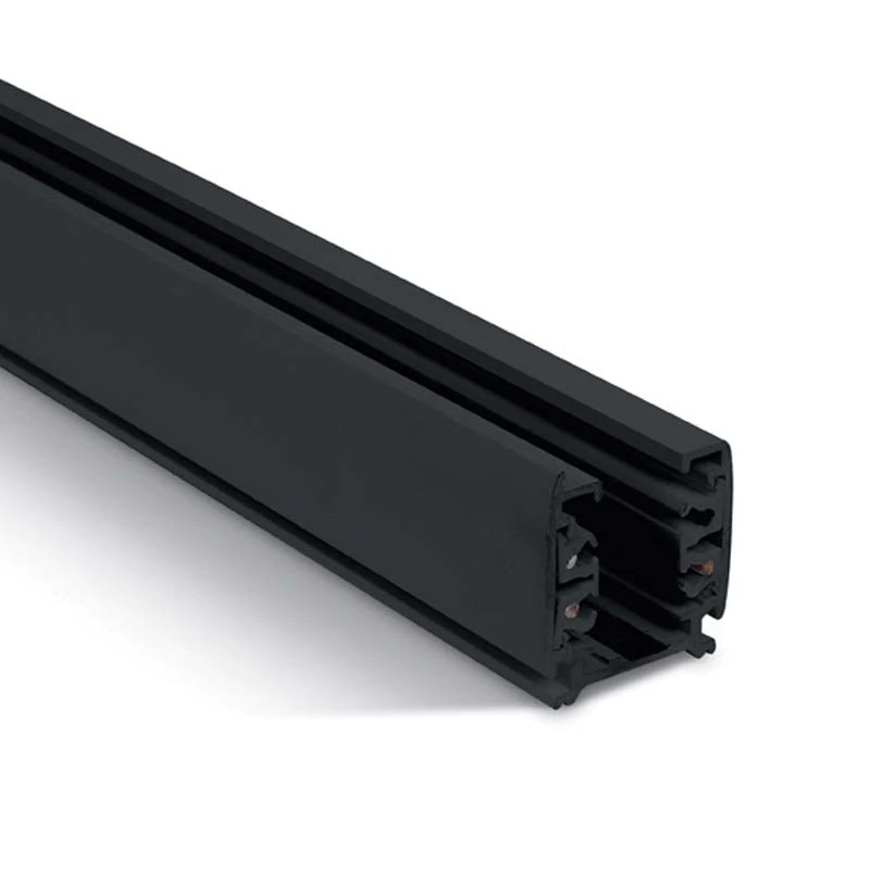 3-phase track 100–240 V, surface / pendant, black, 100 cm
