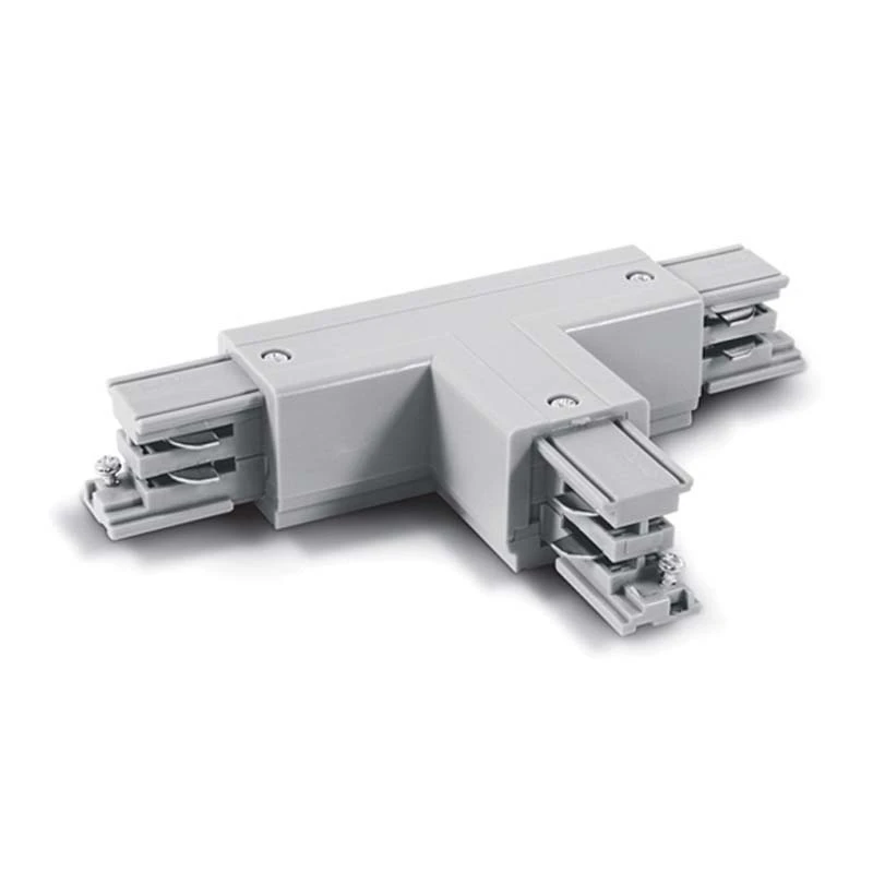 3-phase track T connector, white