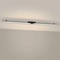 Lubinis LED šviestuvas 181 cm/40W – linijinis, juodas, CRI93 - Nuotrauka 4